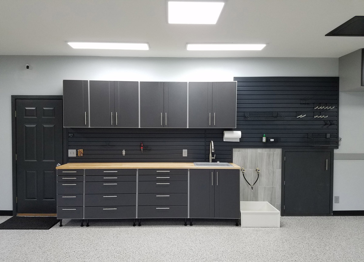 Professional garage storage system